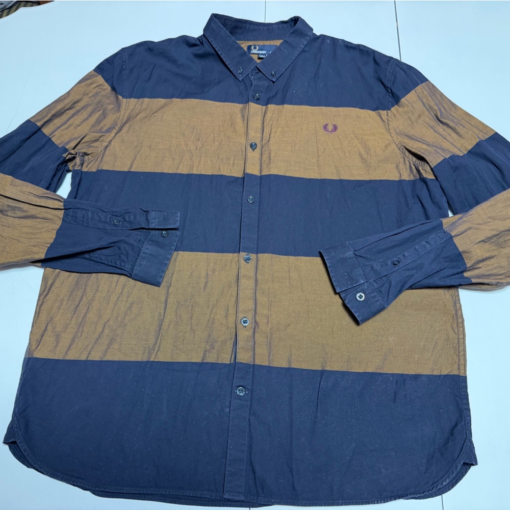Fred Perry striped oxford shirt